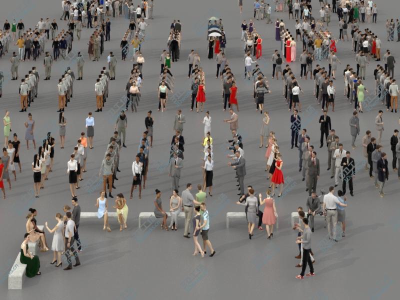 images/goods_img/20210319/3D model 3D PEOPLE CROWDS - TOTAL PACK - ULTIMATE SPEED SOLUTION - CROWD/3.jpg